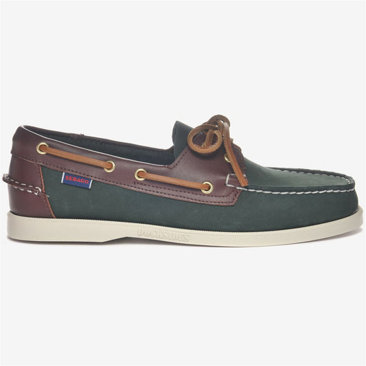 Portland Spinnaker Nubuck Fgl - Blue Navy & Dark Brown | Sebago Men