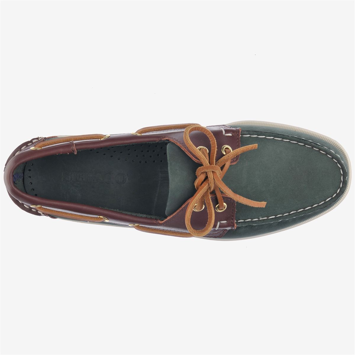 Portland Spinnaker Nubuck Fgl - Blue Navy & Dark Brown | Sebago Men