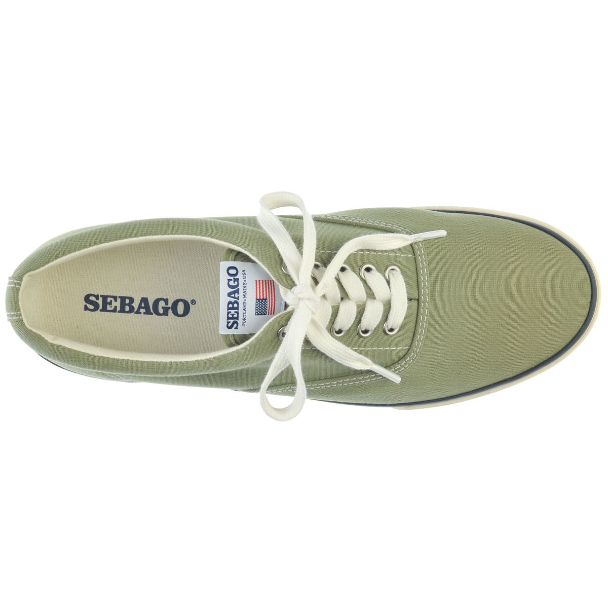 Hurricane Deck - Green Military | Sebago Men