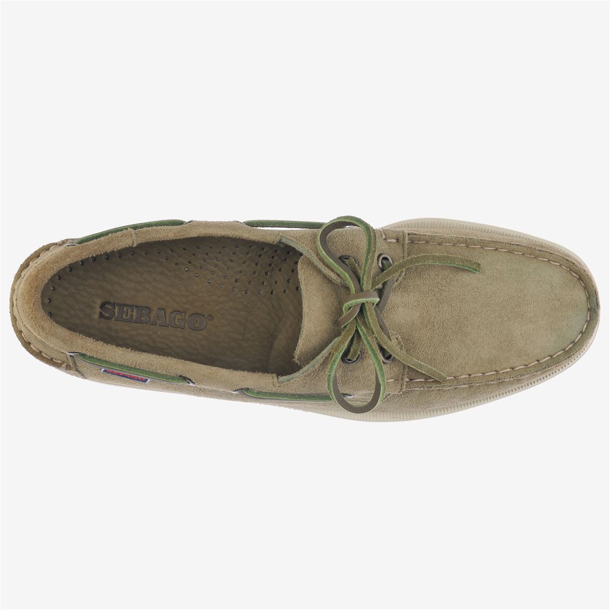 Portland Rough Out - Green Military | Sebago Men