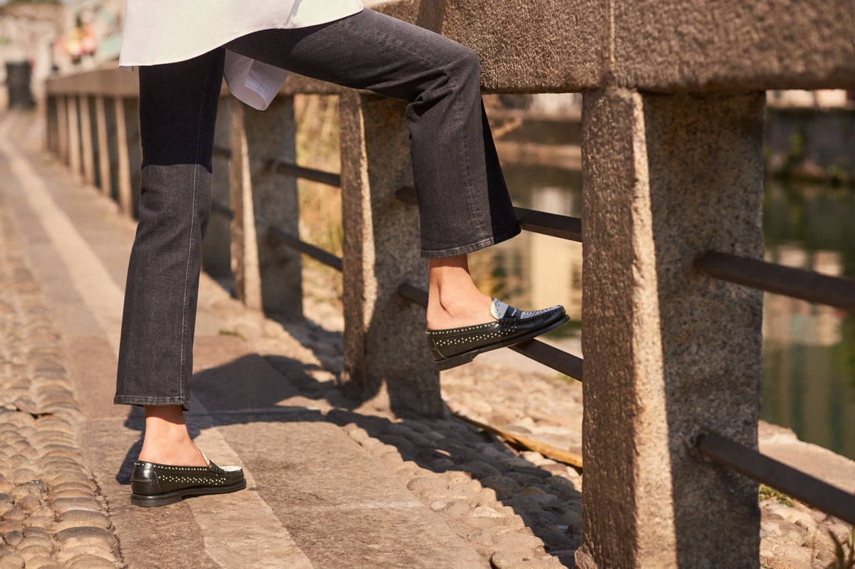 Dan Studs Woman - Black/White | Sebago Women