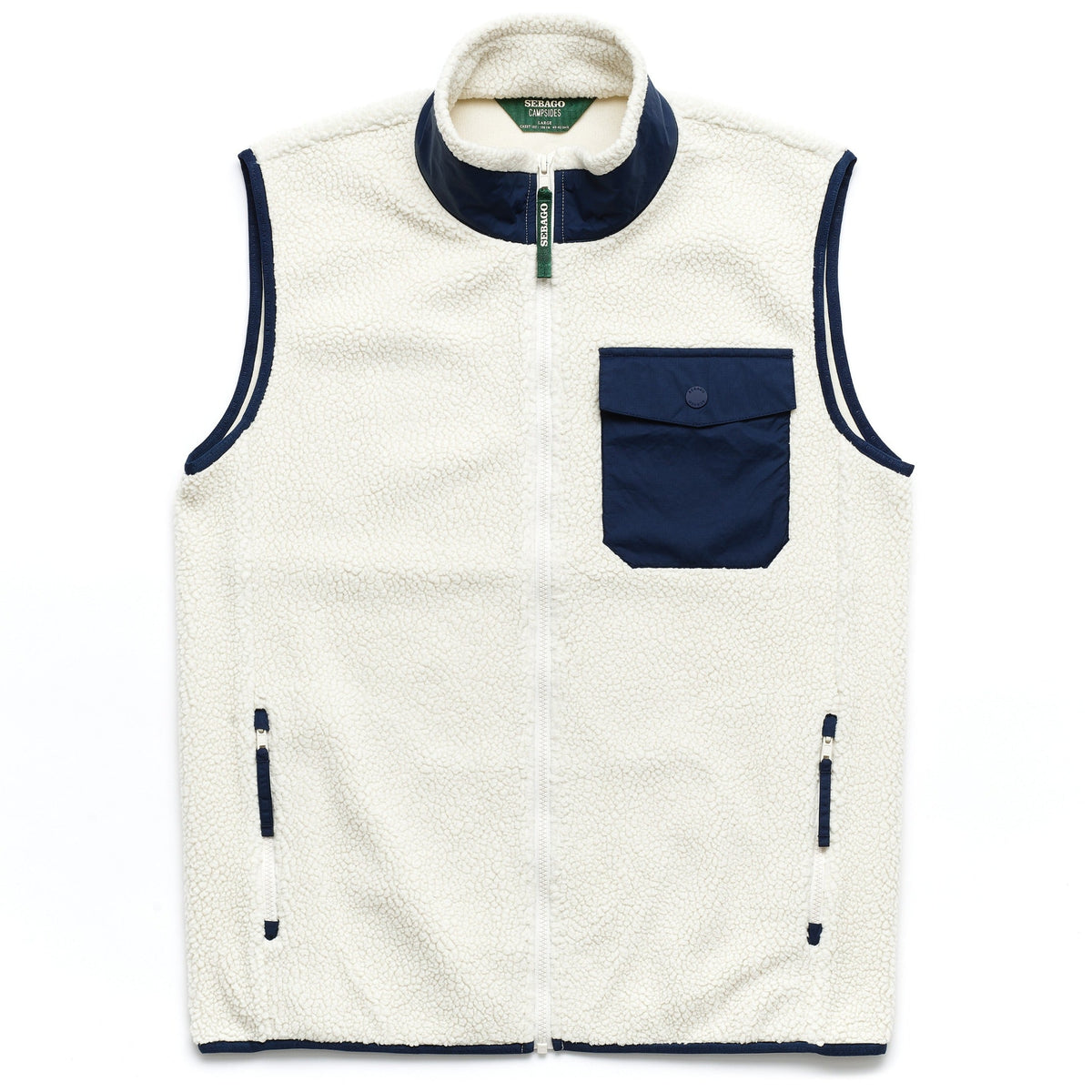 Roque - White Natural & Blue | Sebago Apparel