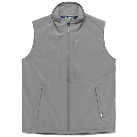 Crew Vest - Grey | Sebago Apparel