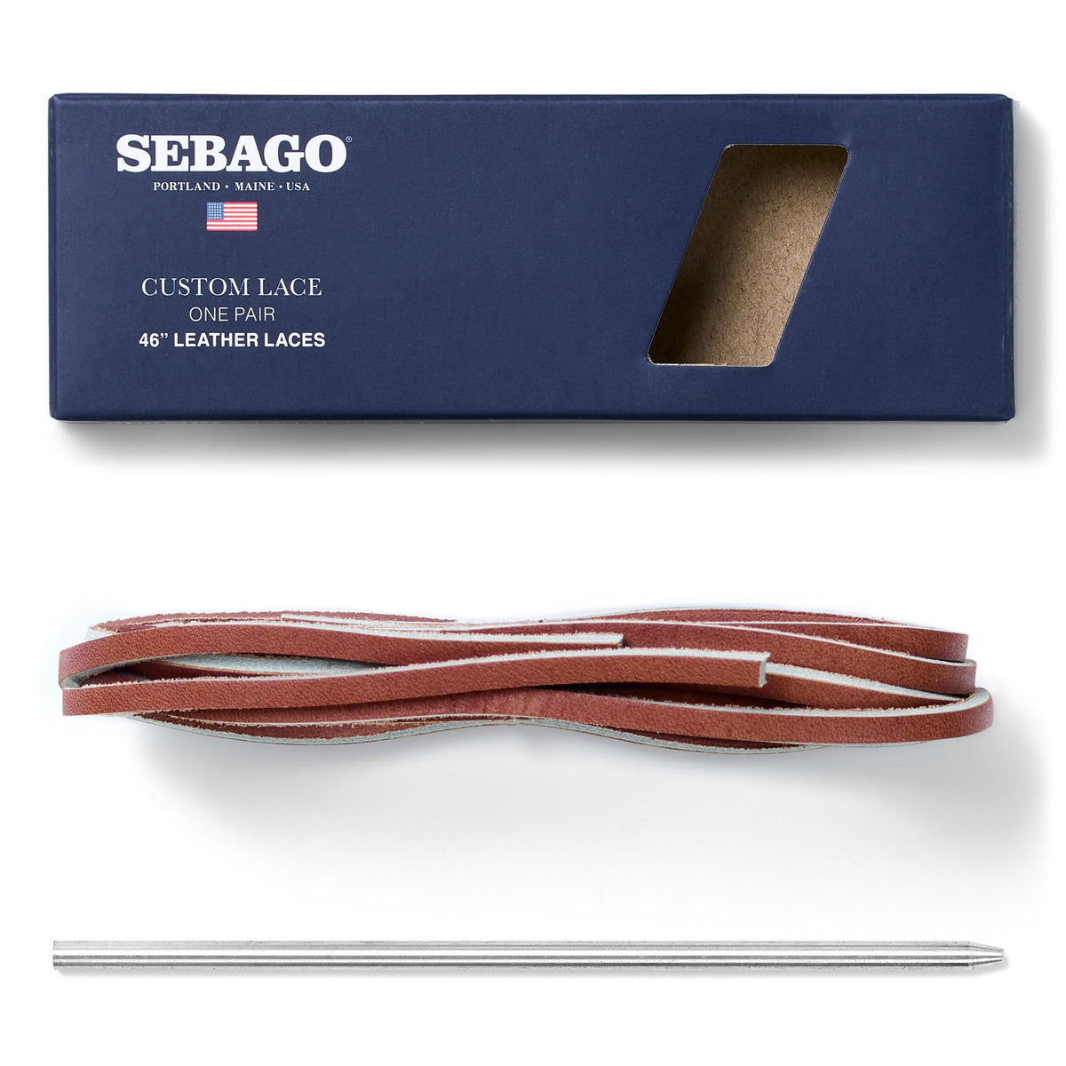 Rawhide Shoelaces - Brown | Sebago Accessories