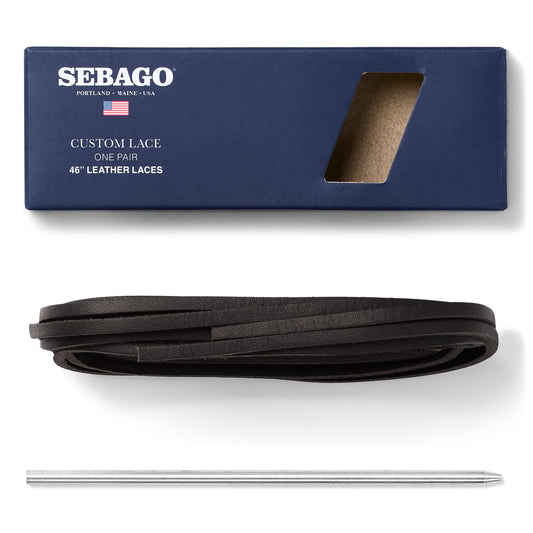 Rawhide Shoelaces - Dark Brown | Sebago Accessories