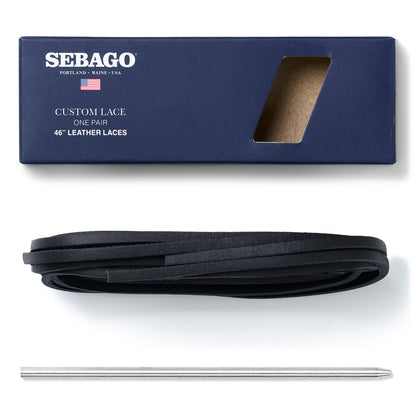 Rawhide Shoelaces - Navy Blue | Sebago Accessories