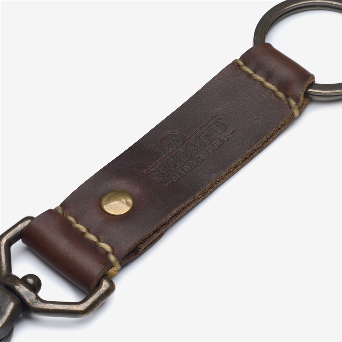 MADE IN USA Sprague Key Ring - BROWN | Sebago Accessories